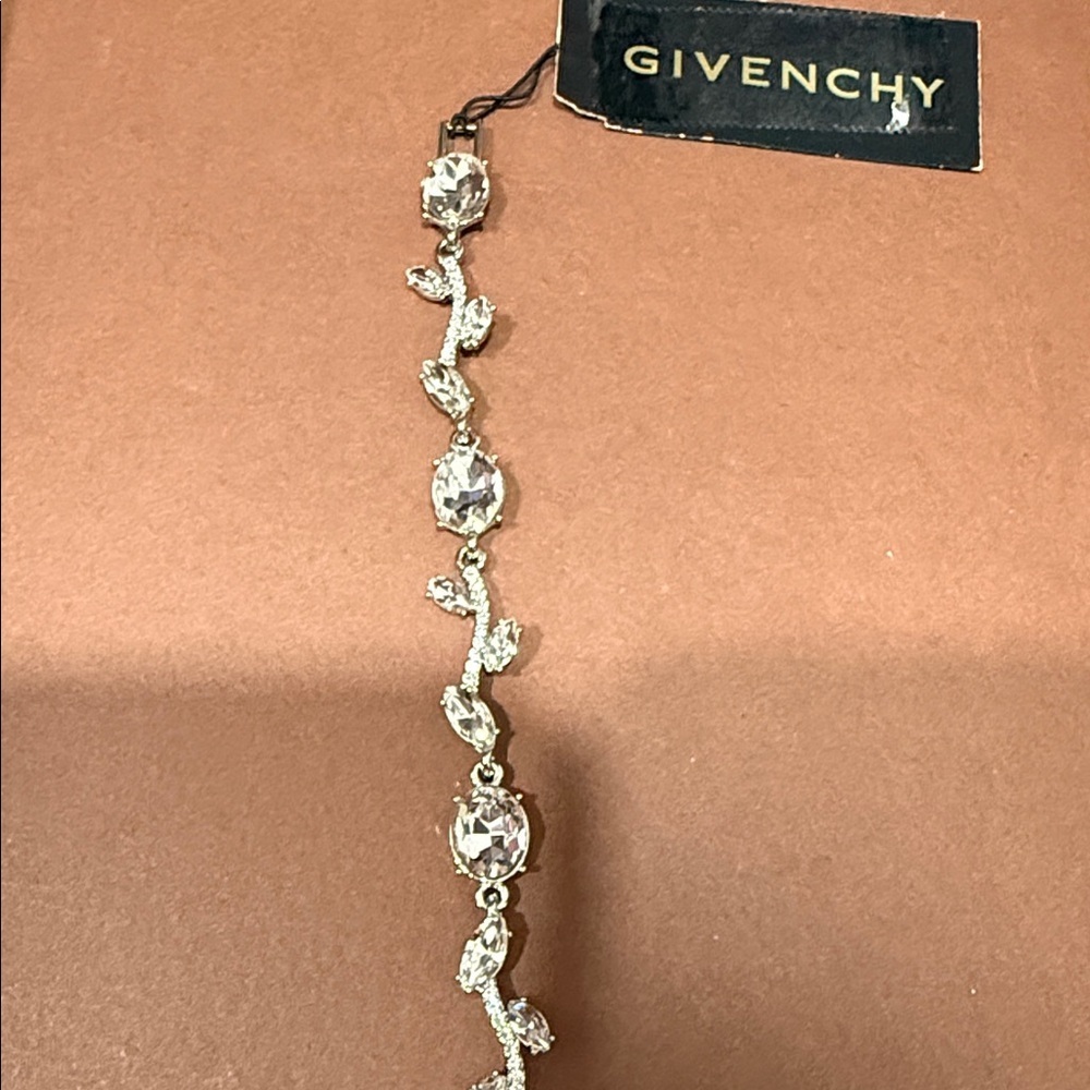 Givenchy Crystal-Embellished Silver Bracelet - Picture 4 of 7